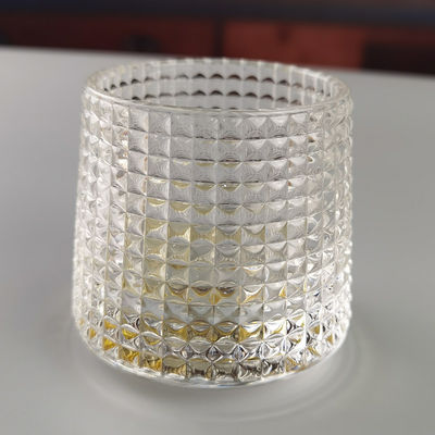 Lead Free  FDA Embossed Handmade Whiskey Glass Turning Bottom