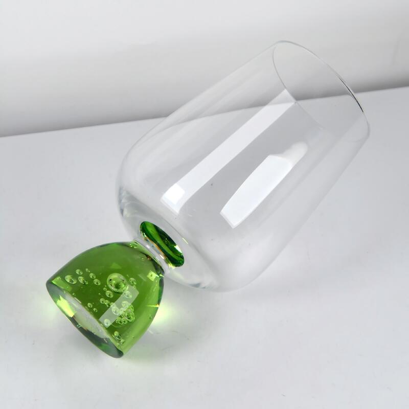 qualité Goûter en verre cristallin à base de bulle artisanale avec verre cristallin sans plomb pour un dîner élégant usine