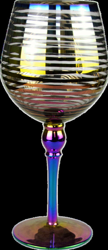 qualité Les cercles de laser modèlent la tige iridescente de Crystal Wine Glass With Pearl usine