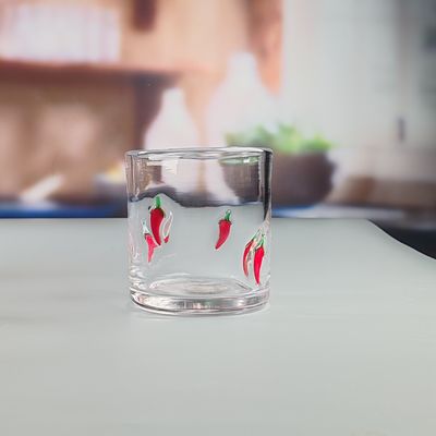 qualité 14 oz Chili décoratif DOF verre en forme de cœur de l'eau de verre de verre du Mexique Rock verre de tasse pour le cadeau de mariage usine