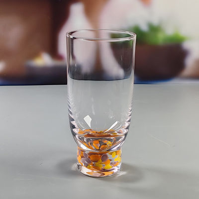 qualité Design moderne fait à la main Couleurs Cocktail Verres à boire Confetti personnalisés Boissons Highball Glass usine