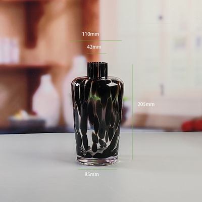 qualité Vase en verre ambre faite à la main Vase unique moderne pour la table Pièce centrale Vases de fleurs décoratives pour le bureau de la maison Mariage ((Taille S) usine