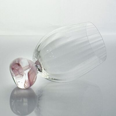 qualité Ensemble de verres à vin en cristal rose nuageux de haute clarté Conçu pour les restaurants Les bars et les événements de dégustation de vin offrant une présentation supérieure usine