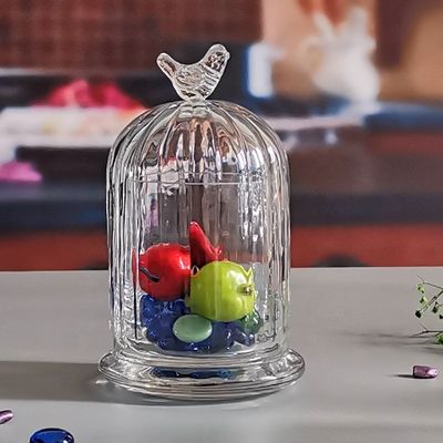 qualité Bouteille de cloche en verre de couleur personnalisée avec couvercle en verre Bell Dome pour la cire de bougie usine