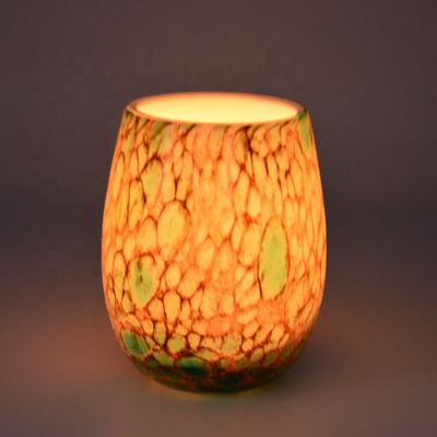 qualité Porteurs de bougies en verre votif de couleur turquoise solide usine