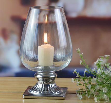 qualité Des porte-bougies à colonne d'argent faits à la main usine
