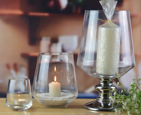 qualité Des porte-bougies à colonne d'argent faits à la main usine