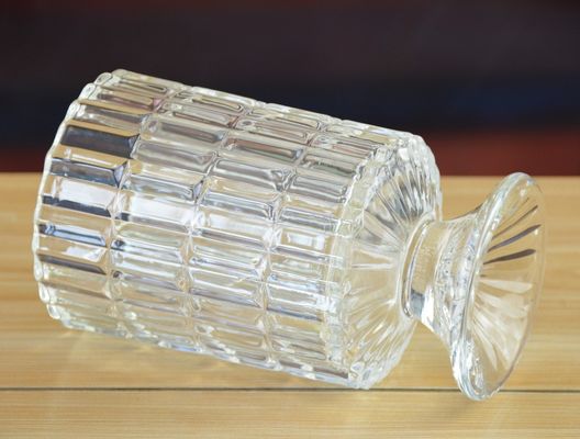 qualité Bougeoirs de verre de pilier résistant de pied, bougeoirs de verre clairs comme vase à fleur usine