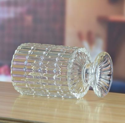 qualité Bougeoirs de verre de pilier résistant de pied, bougeoirs de verre clairs comme vase à fleur usine