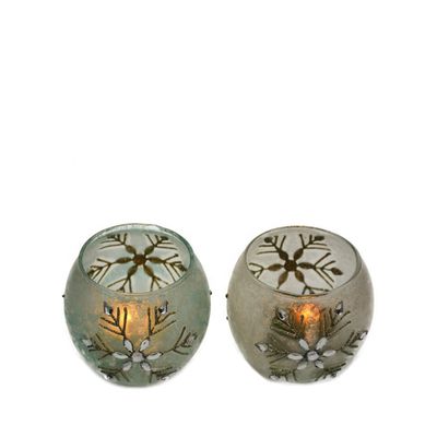 qualité Candelabres à feuilles de neige de Noël peints à la main usine