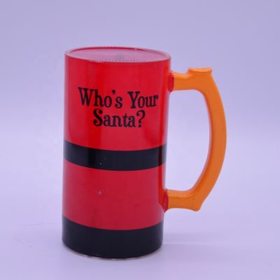 qualité Des tasses de bière en verre peintes à la main usine