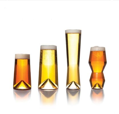 qualité Crête unique Ipa inférieur Crystal Craft Beer Glasses fait main de verre usine