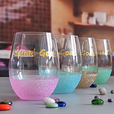 qualité LFGB 450 ml verre à vin, verre à vin cristallin pour la fête d' anniversaire usine