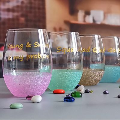 qualité LFGB 450 ml verre à vin, verre à vin cristallin pour la fête d' anniversaire usine