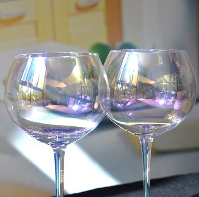 qualité Le ballon géant de couleur d'arc-en-ciel forment 23 onces Crystal Wine Glasses usine