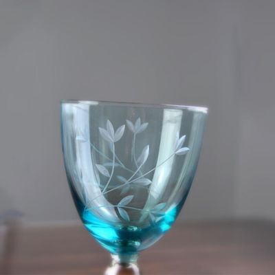 qualité Des verres à vin en cristal turquoise, des verres à verre clair. usine