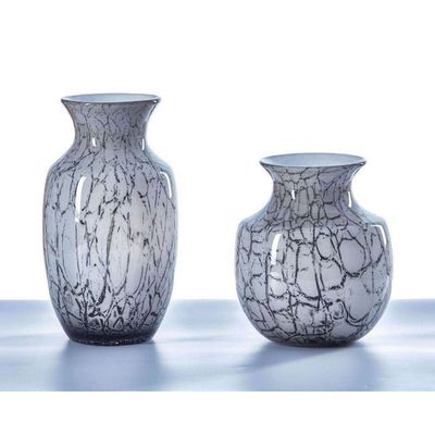 qualité Vase en verre décoratif en marbre de couleur orientale, Vases à centre haute pour Hotle usine