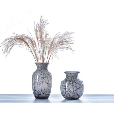 qualité Vase en verre décoratif en marbre de couleur orientale, Vases à centre haute pour Hotle usine