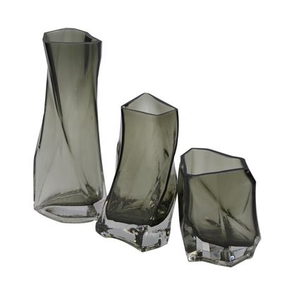 qualité 3 Vases de haute taille en forme de centre de pièce usine