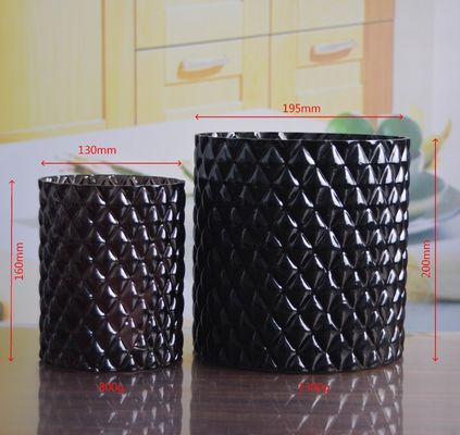 qualité Vase en verre décoratif en émoussure usine