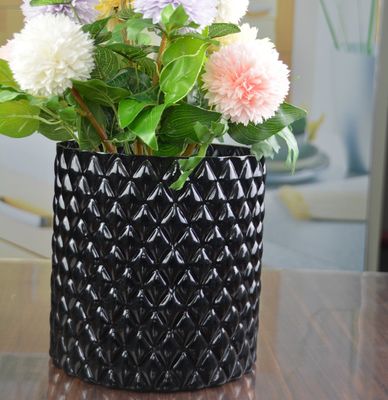 qualité Vase en verre décoratif en émoussure usine