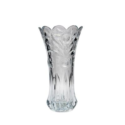 qualité Vase en verre décoratif à motif en relief de cristal de style bohème usine