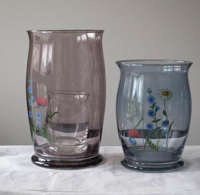 qualité Vase en verre classique de couleur ancienne de 12 pouces usine