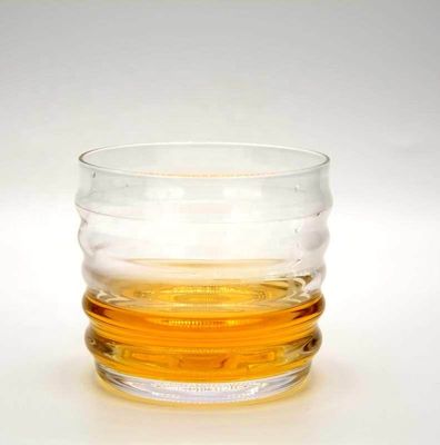 qualité Verre à whisky artisanale anti-dérapant avec motif ondulé usine