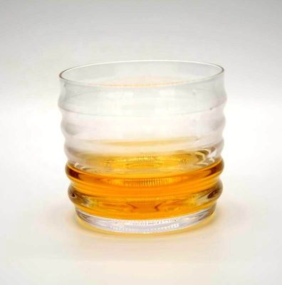 qualité Verre à whisky artisanale anti-dérapant avec motif ondulé usine