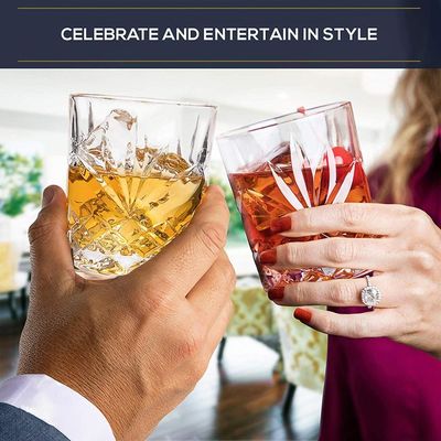 qualité Des verres de whisky sans plomb à l' ancienne. usine