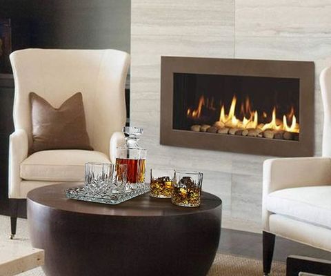 qualité Des verres de whisky sans plomb à l' ancienne. usine