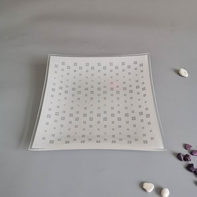 qualité Personnalisez la couleur dans les assiettes en verre carré. usine