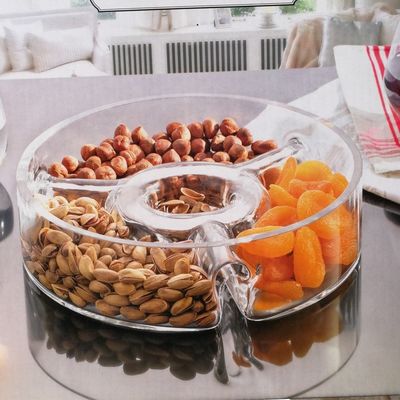 qualité Plaque à fruits en verre faite à la main usine