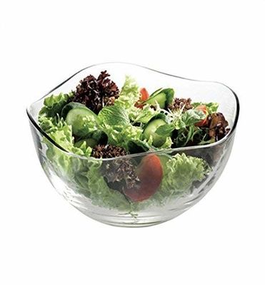 qualité Plaques de chargement en verre transparentes et durables, bol en verre pour salade de fruits usine