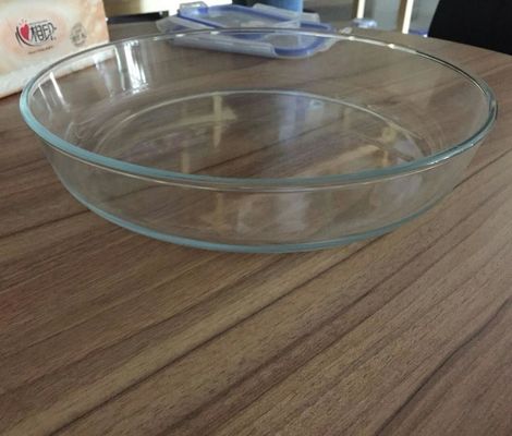 qualité Plaques de chargement rondes résistantes à la chaleur en borosilicate pour micro-ondes usine