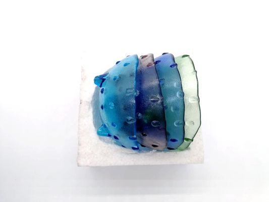 qualité Cuve à fruits en verre artisanale multicolore pour cuisine usine