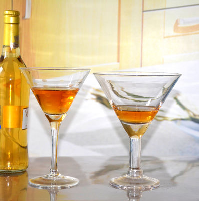 qualité Coupe de cocktail en cristal à tiges épaisses usine