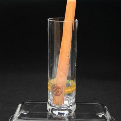 qualité 8" pilon de Crystal Cocktail Glasses With Wood de cylindre usine