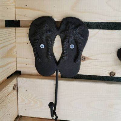 qualité Décoration de la maison Crochets à manteaux en fer forgé Artisanat en fonte usine