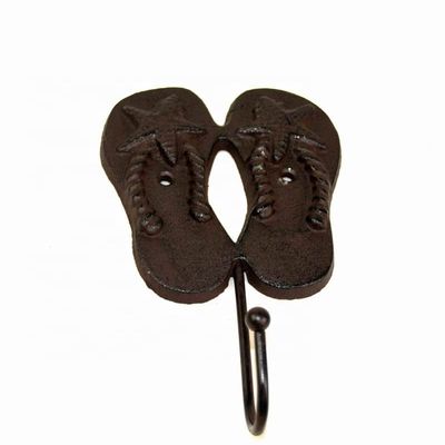 qualité Décoration de la maison Crochets à manteaux en fer forgé Artisanat en fonte usine