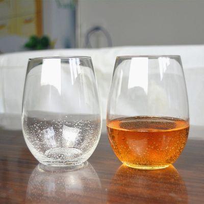 qualité 500 ml de verres transparents sans tiges pour le whisky, verres à vin usine
