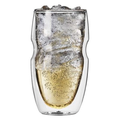 qualité Personnalisez le culbuteur Drinking Glasses de mur de double de Borosilicate usine