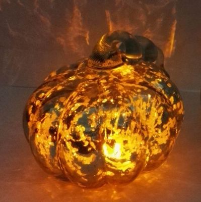 qualité Bougeoirs de verre antiques de lanterne de potiron pour Halloween usine