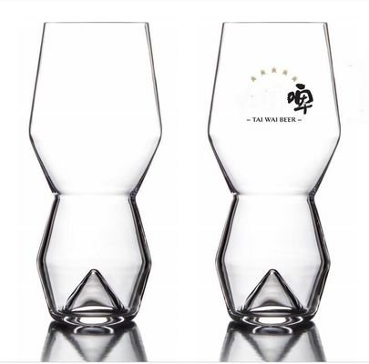 qualité Crête unique Ipa inférieur Crystal Craft Beer Glasses fait main de verre usine